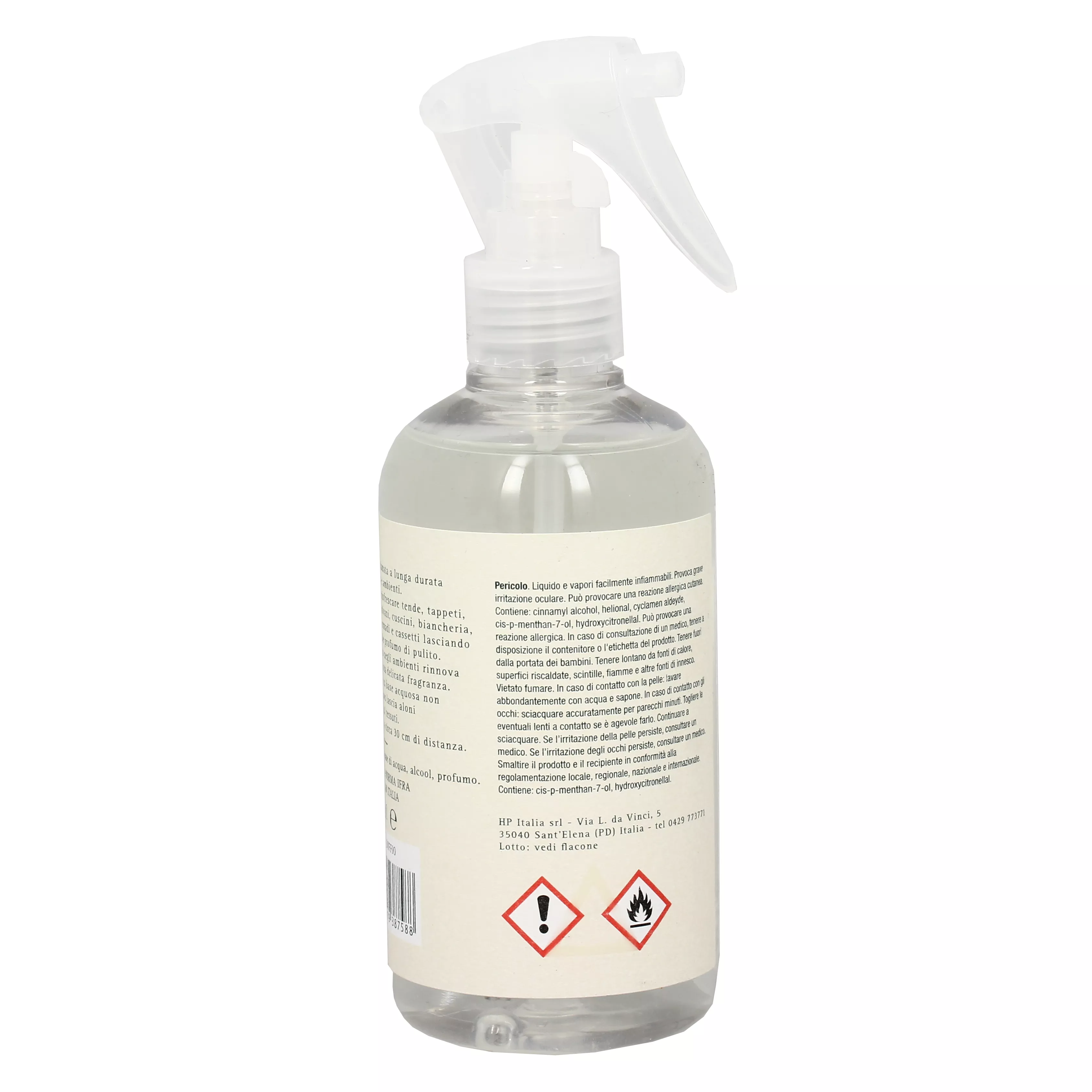 Acqua Profumata Spray per Tessuti e Ambienti - Nasoterapia - HP